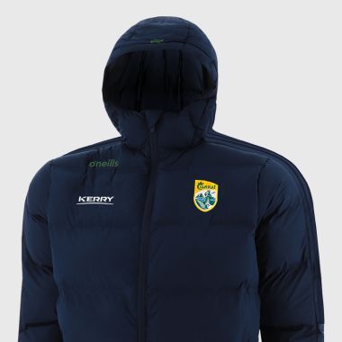O&#039;Neills Kerry GAA Men&#039;s Hydra Hooded Padded Jacket Marine / Bottle