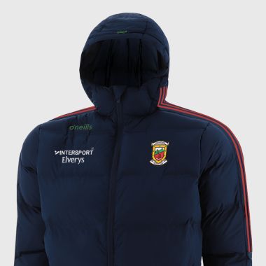 O&#039;Neills Mayo GAA Kids&#039; Hydra Hooded Padded Jacket Marine / Red / Bottle