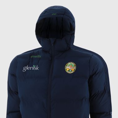O&#039;Neills Offaly GAA Men&#039;s Hydra Hooded Padded Jacket Marine / Bottle