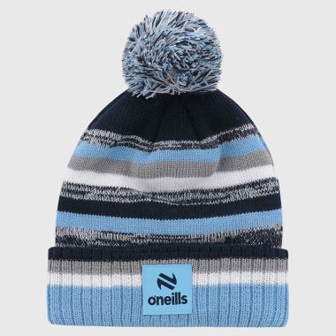 O&#039;Neills Dublin GAA Kids&#039; Hydra Bobble Hat Marine / Grey / Sky