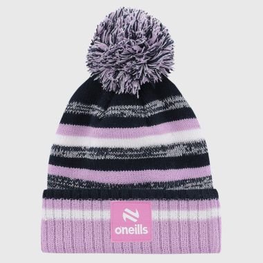 O&#039;Neills Clare GAA Kids&#039; Hydra Bobble Hat Marine / Pink / White
