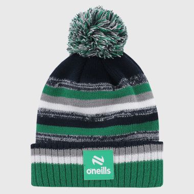 O&#039;Neills Limerick GAA Hydra Bobble Hat Marine / Grey / Green