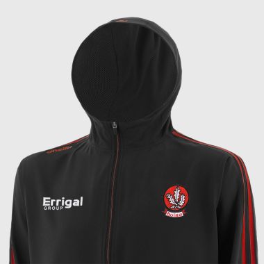 O&#039;Neills Derry GAA Men&#039;s Hydra Woven Full Zip Hooded Jacket Black / Red