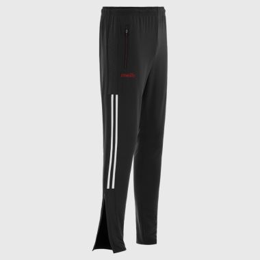 O&#039;Neills Tyrone GAA Men&#039;s Hydra Brushed Skinny Tracksuit Bottoms Black / White / Red