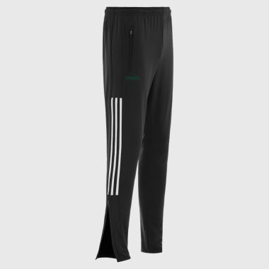 O&#039;Neills Kildare GAA Men&#039;s Hydra Brushed Skinny Tracksuit Bottoms Black / White / Bottle