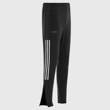 O&#039;Neills Sligo GAA Men&#039;s Hydra Brushed Skinny Tracksuit Bottoms Black / White / Dark Grey
