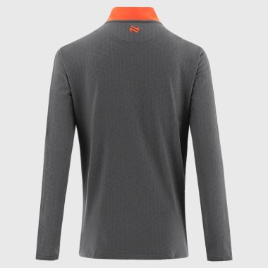 O'Neills Armagh LGFA Kids' Hydra Brushed Half Zip Top Dark Grey / Orange