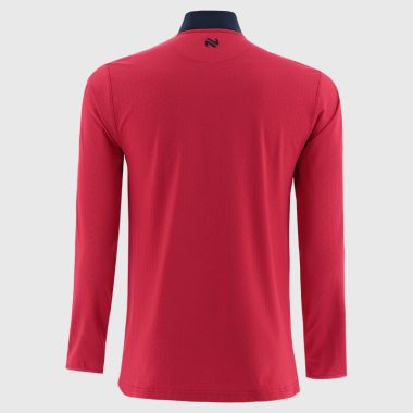 O&#039;Neills Louth GAA Kids&#039; Hydra Brushed Half Zip Top Red / Marine / White