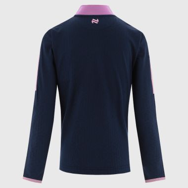O'Neills Dublin GAA Kids' Hydra Brushed Half Zip Top Marine / Pink