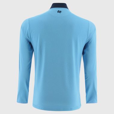 O&#039;Neills Dublin GAA Men&#039;s Hydra Brushed Half Zip Top Sky / Marine / White