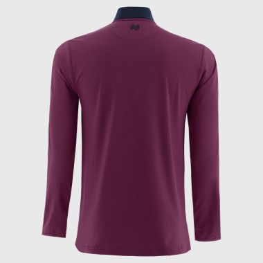 O&#039;Neills Galway GAA Kids&#039; Hydra Brushed Half Zip Top Maroon / White / Marine