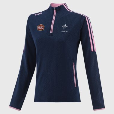 O&#039;Neills Kildare GAA Women&#039;s Hydra Brushed Half Zip Top Marine / Pink