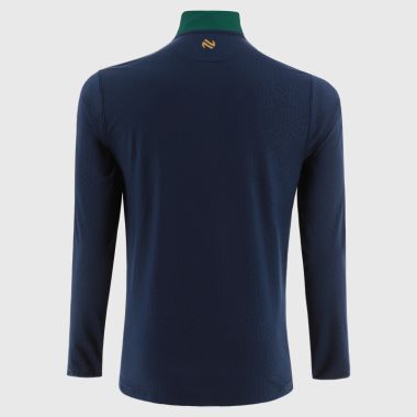 O&#039;Neills Offaly GAA Kids&#039; Hydra Brushed Half Zip Top Marine / Amber / Bottle