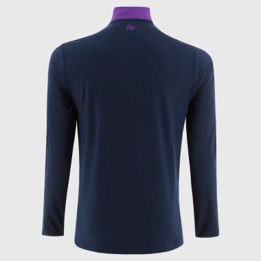 O'Neills Wexford GAA Men's Hydra Brushed Half Zip Top Marine / Amber / Purple