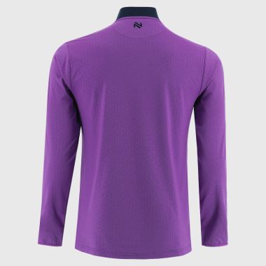 O&#039;Neills Wexford GAA Men&#039;s Hydra Brushed Half Zip Top Purple / Amber / Marine