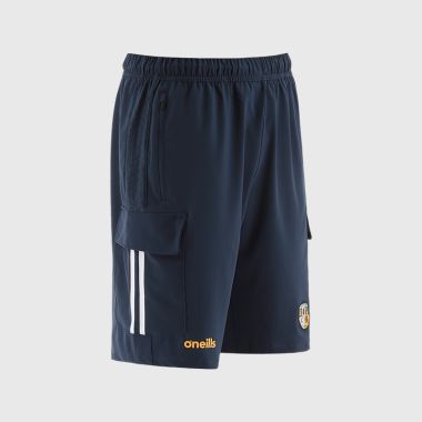 O&#039;Neills Antrim GAA Men&#039;s Hydra Woven Cargo Shorts Marine / White / Amber