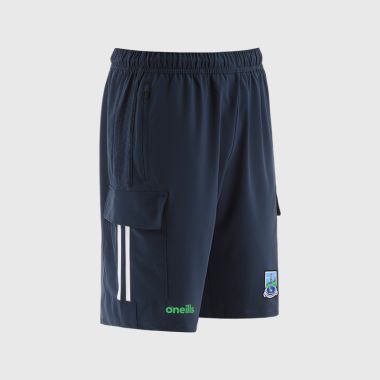 O&#039;Neills Fermanagh GAA Men&#039;s Hydra Woven Cargo Shorts Marine / White / Green