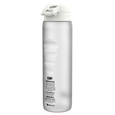 Ion8 Leak Proof Water Bottle 1000ml Ice Motivator