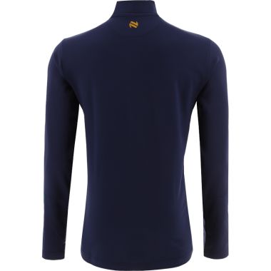 Men&#039;s Jenson Brushed Half Zip Top Marine / Amber