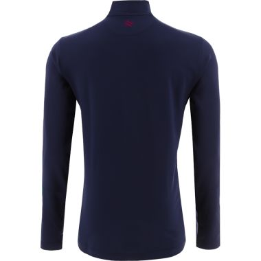 Kids&#039; Jenson Brushed Half Zip Top Marine / Maroon