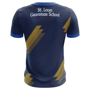 St Louis Grammar School, Ballymena Kids&#039; Shortsleeve Training Top Marine / Royal / Amber