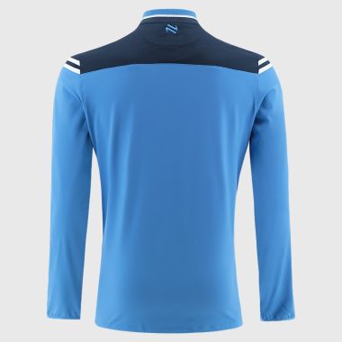 O'Neills Dublin GAA Kids' Joyce Brushed Half Zip Top Sky / Marine / White