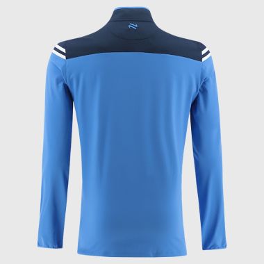 O'Neills Dublin GAA Men's Joyce Snap Button Top Sky / Marine / White
