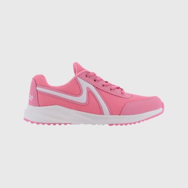 O&#039;Neills Jumpz Kids&#039; Youth Laced PE Trainers Pink / White