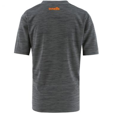 Kids&#039; Juno T-Shirt Dark Grey / Orange