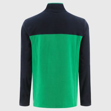 O'Neills Offaly GAA Kids' Kai Snap Button Fleece Green / Marine / Amber