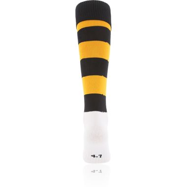 Koolite Max Premium Sports Socks Hoops Black / Amber