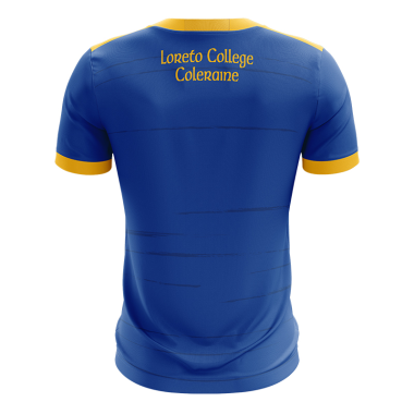 Loreto College, Coleraine Women&#039;s Shortsleeve Training Top (Compulsory) Royal / Amber