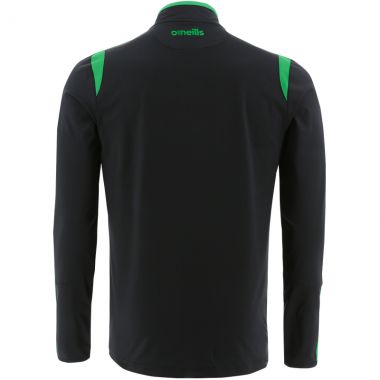 Men&#039;s Loxton Brushed Half Zip Top Black / Green