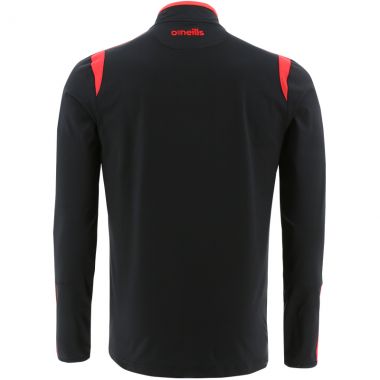 Men&#039;s Loxton Brushed Half Zip Top Black / Red
