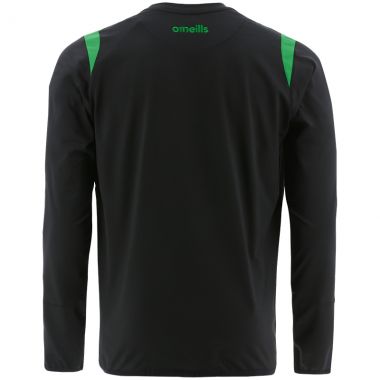 Men&#039;s Loxton Brushed Crew Neck Top Black / Green