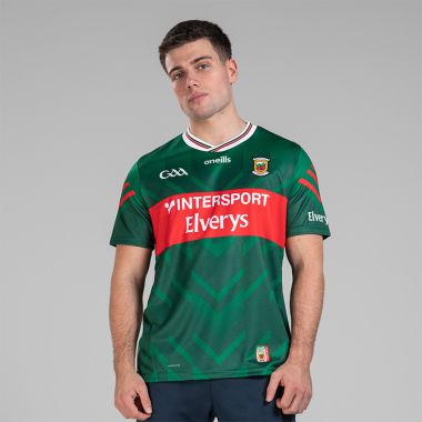 O'Neills Mayo GAA 2 Stripe Home Jersey 2025