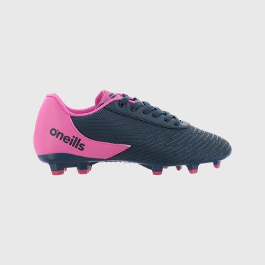 O&#039;Neills Meteor Firm Ground Laced Football Boots Marine / Pink