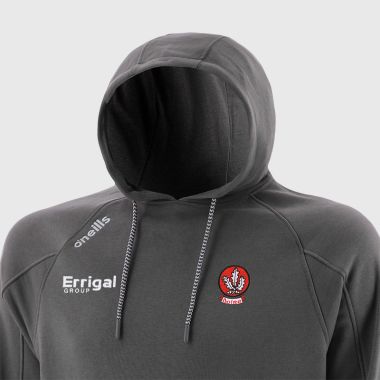 O&#039;Neills Derry GAA Men&#039;s Momentum Fleece Pullover Hoodie Dark Grey