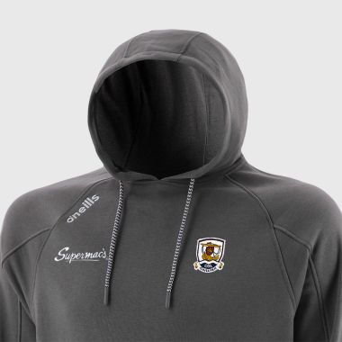 O&#039;Neills Galway GAA Men&#039;s Momentum Fleece Pullover Hoodie Dark Grey