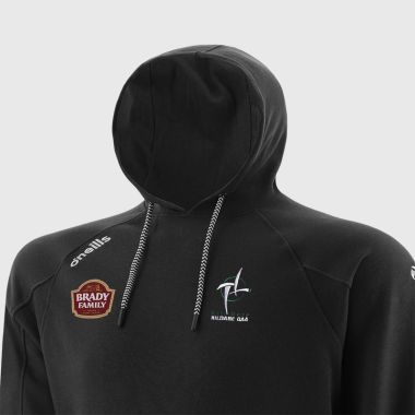 O&#039;Neills Kildare GAA Men&#039;s Momentum Fleece Pullover Hoodie Black