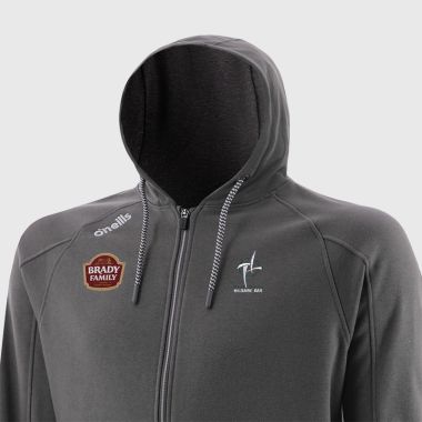 O&#039;Neills Kildare GAA Men&#039;s Momentum Fleece Full Zip Hoodie Dark Grey