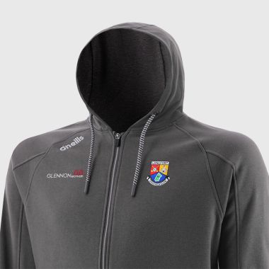 O&#039;Neills Longford GAA Men&#039;s Momentum Fleece Full Zip Hoodie Dark Grey
