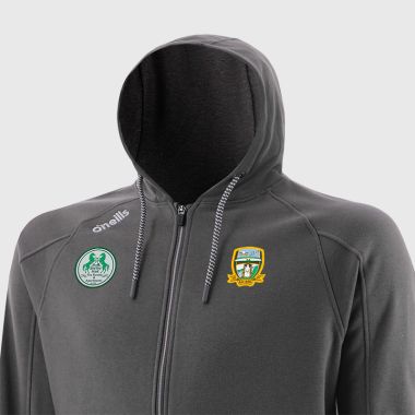 O&#039;Neills Meath GAA Men&#039;s Momentum Fleece Full Zip Hoodie Dark Grey