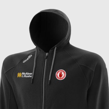 O&#039;Neills Tyrone GAA Men&#039;s Momentum Fleece Full Zip Hoodie Black