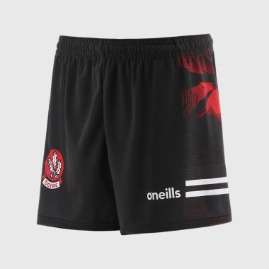 O'Neills Derry GAA Kids' 2 Stripe Training Shorts 2026