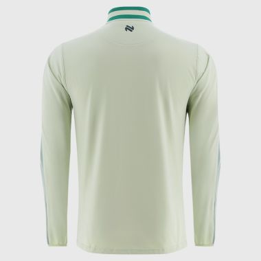 O'Neills Men's Nepal Brushed Half Zip Top Beige / Green / Marine