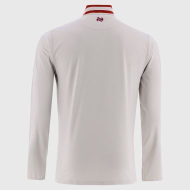 O&#039;Neills Carlow GAA Men&#039;s Nepal Brushed Half Zip Top Beige / Red