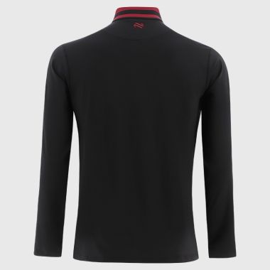 O'Neills Men's Nepal Brushed Half Zip Top Black / Red