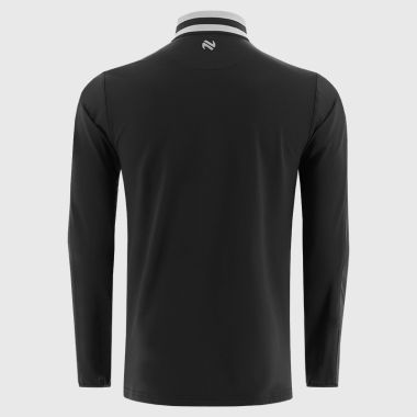 O'Neills Men's Nepal Brushed Half Zip Top Black / Silver
