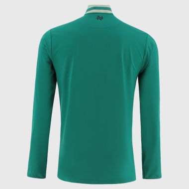 O&#039;Neills Fermanagh GAA Kids&#039; Nepal Brushed Half Zip Top Green / Marine